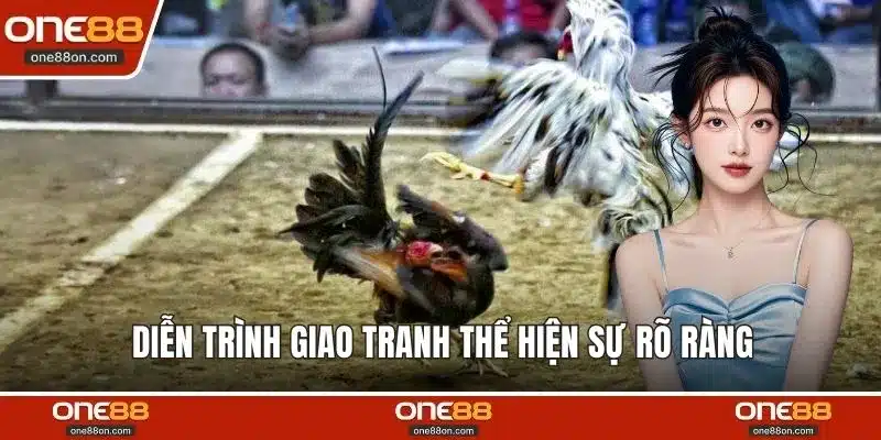Diễn trình giao tranh thể hiện sự rõ ràng