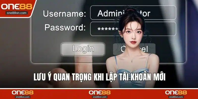 Lưu ý quan trọng khi lập tài khoản mới